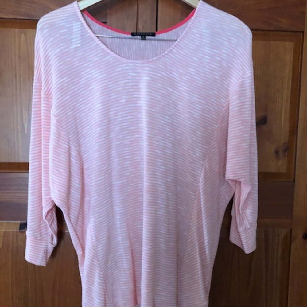 Staccato Dolman Sleeved, Striped Top